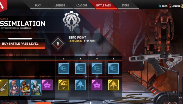 Apex Legends Calendario Battle Pass season 4